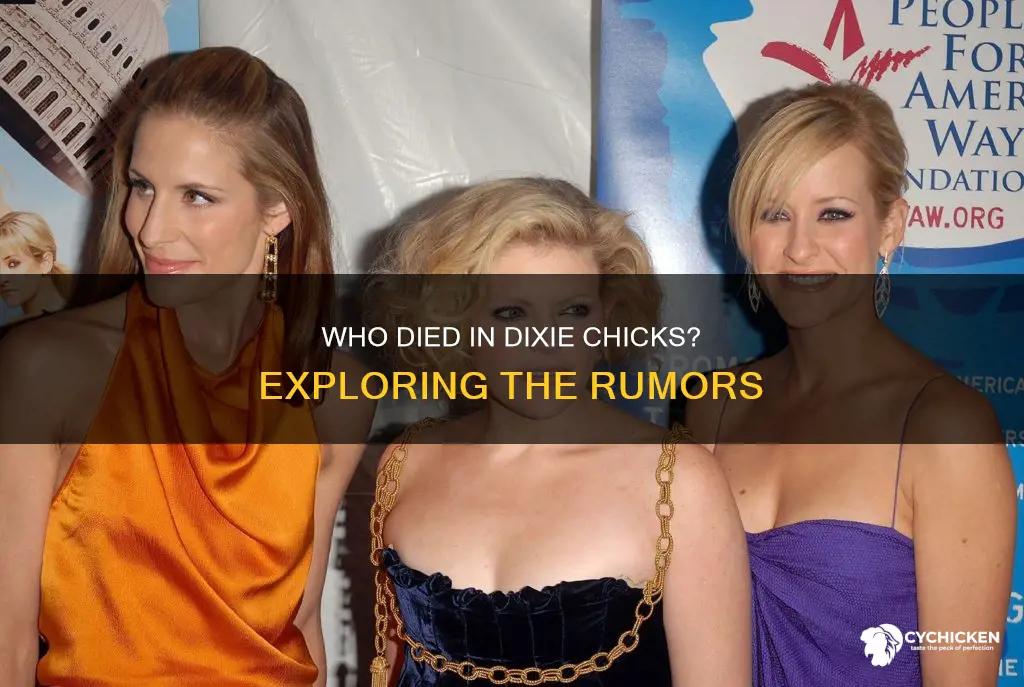 did one of the dixie chicks die last night