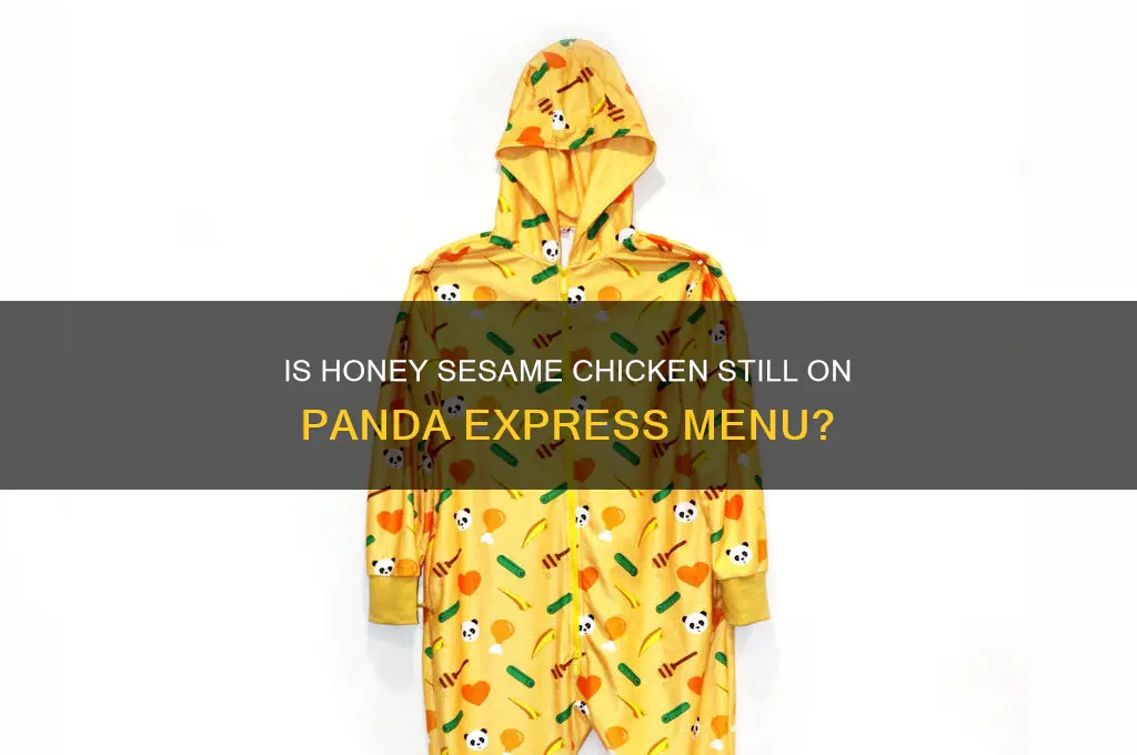 did panda express discontinue honey sesame chicken