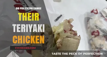 Did Pen Station Update Their Teriyaki Chicken Recipe?
