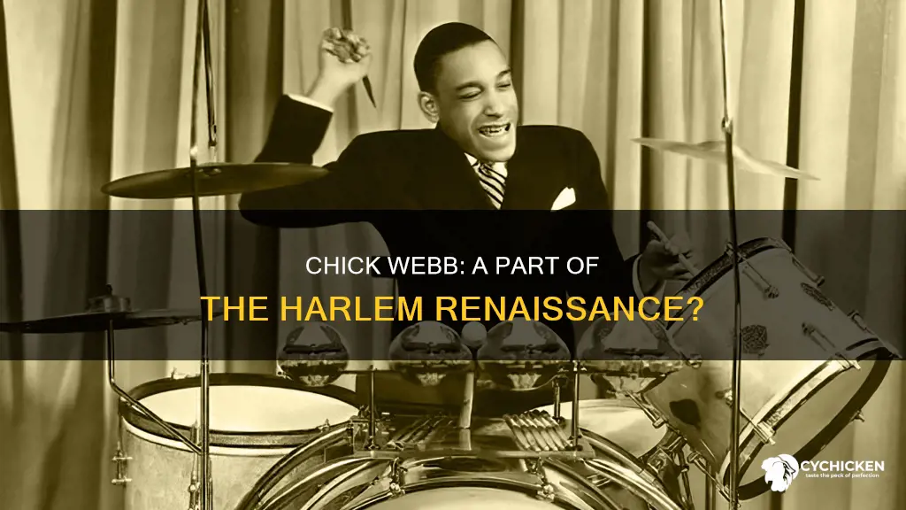 did people think chick webb could join the harlem rinnasance