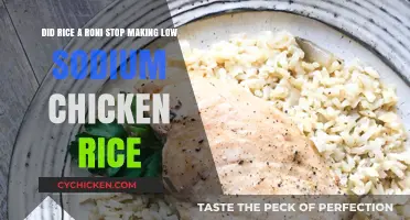 Rice-a-Roni Discontinues Low Sodium Chicken Rice: What Happened?