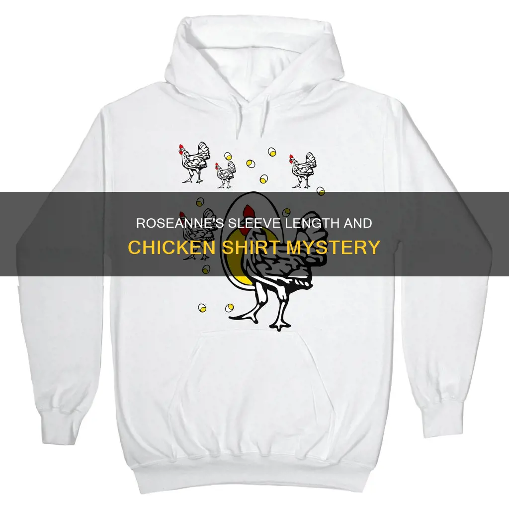did roseanne wear a short-sleeve chicken t-shirt