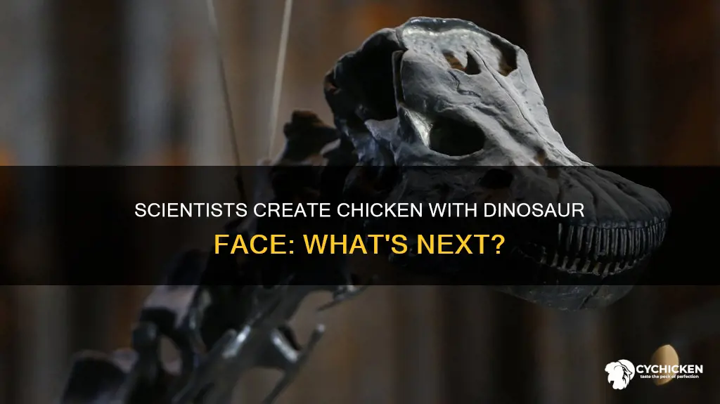 did scientists create a chicken with a dinosaur face