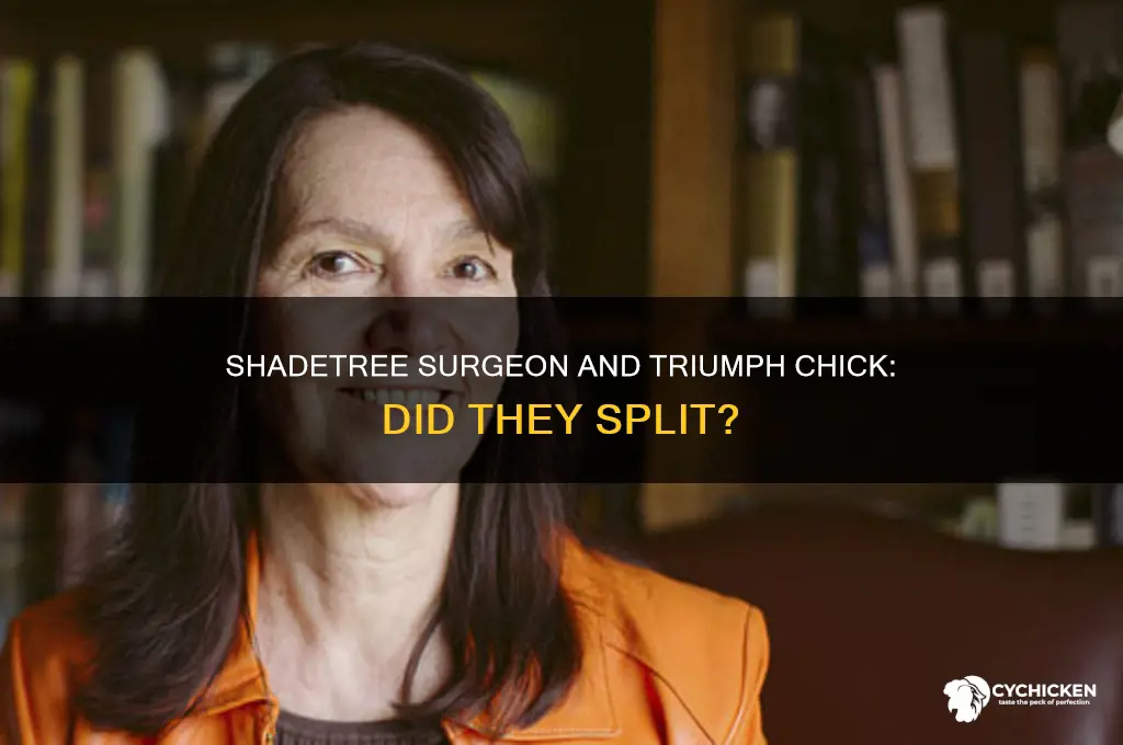 did shadetree surgeon and triumph chick break up