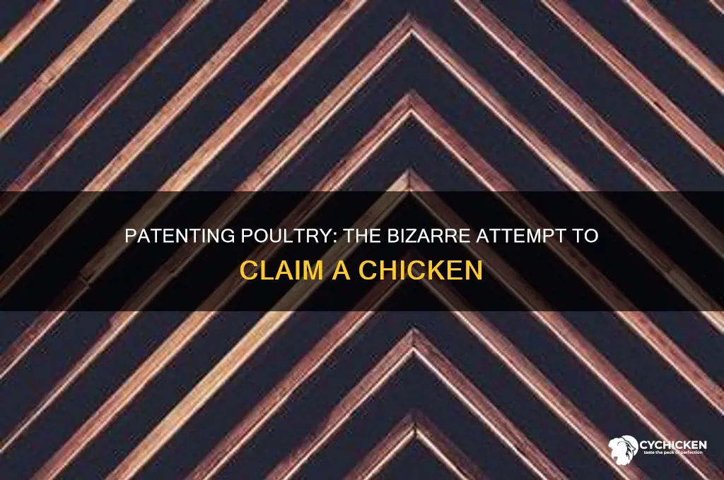 did someone actually try to patent a chicken