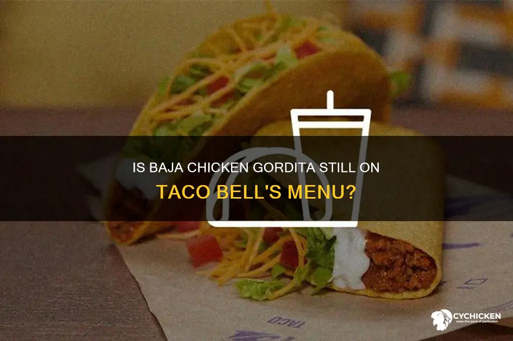did taco bell discontinue baja chicken gordita