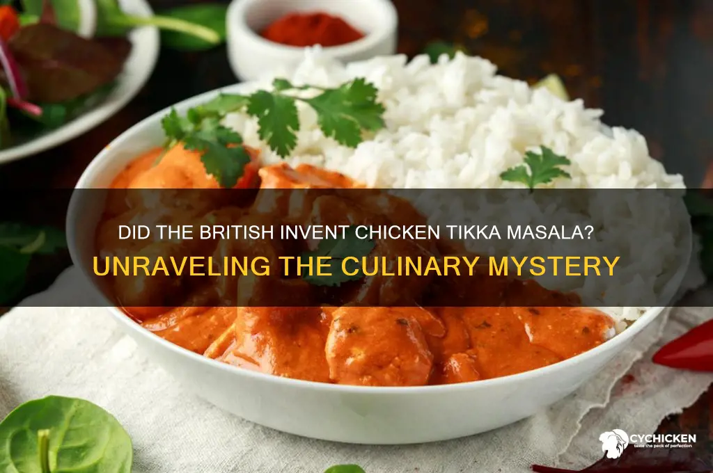 did the british invented chicken tikka masala