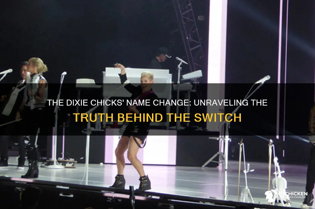 did the dixie chicks really change their name