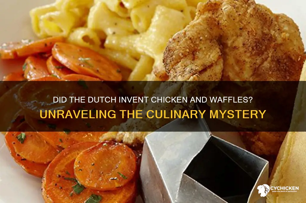 did the dutch invent chicken and waffles