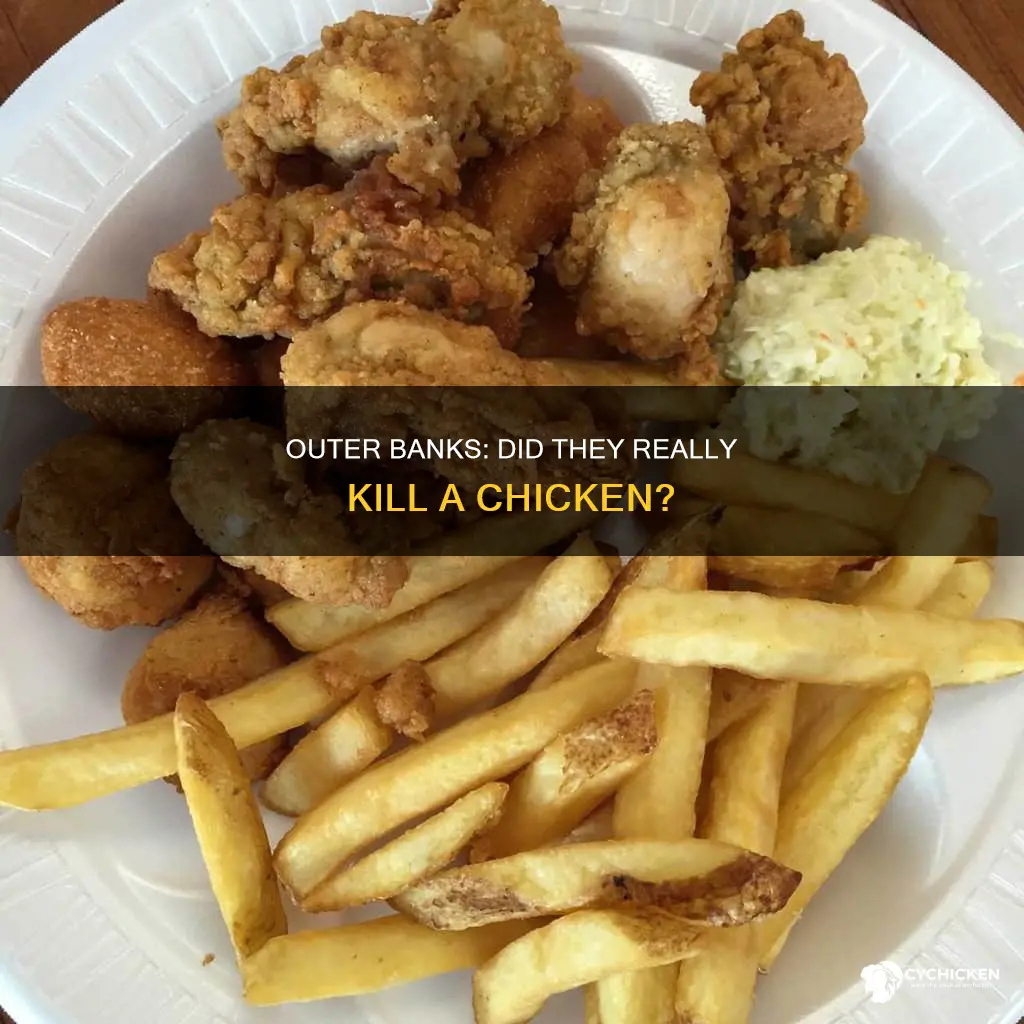 did they actually kill a chicken in outer banks