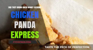 Honey Sesame Chicken Returns to Panda Express