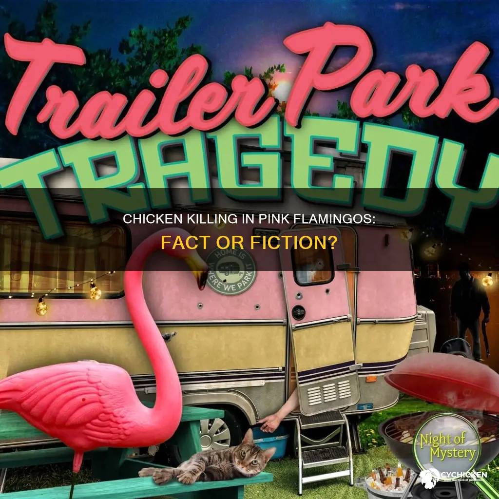 did they really kill a chicken in pink flamingos