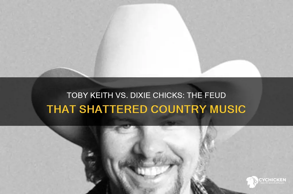 did toby keith ruin the dixie chicks