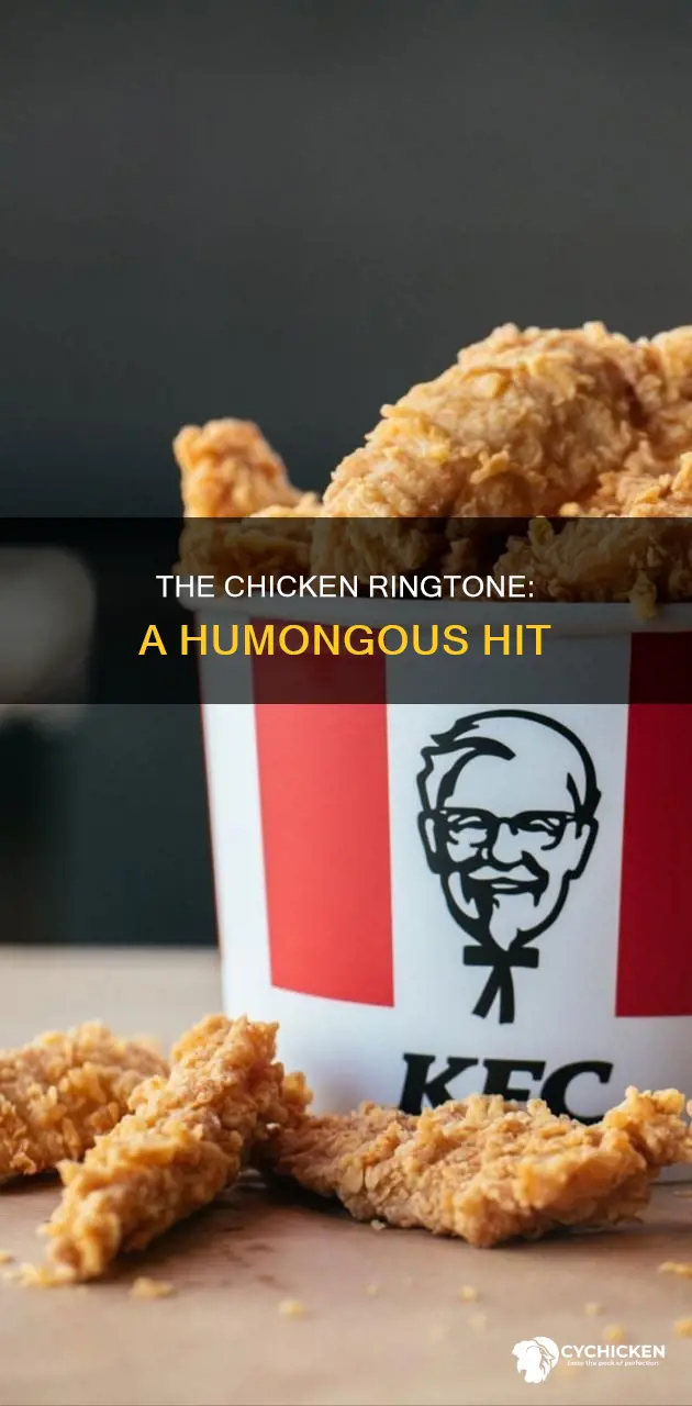 did you see the size of that chicken ringtone