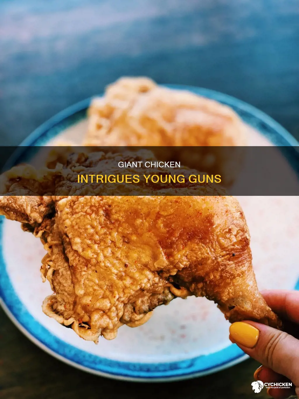 did you see the size of that chicken young guns