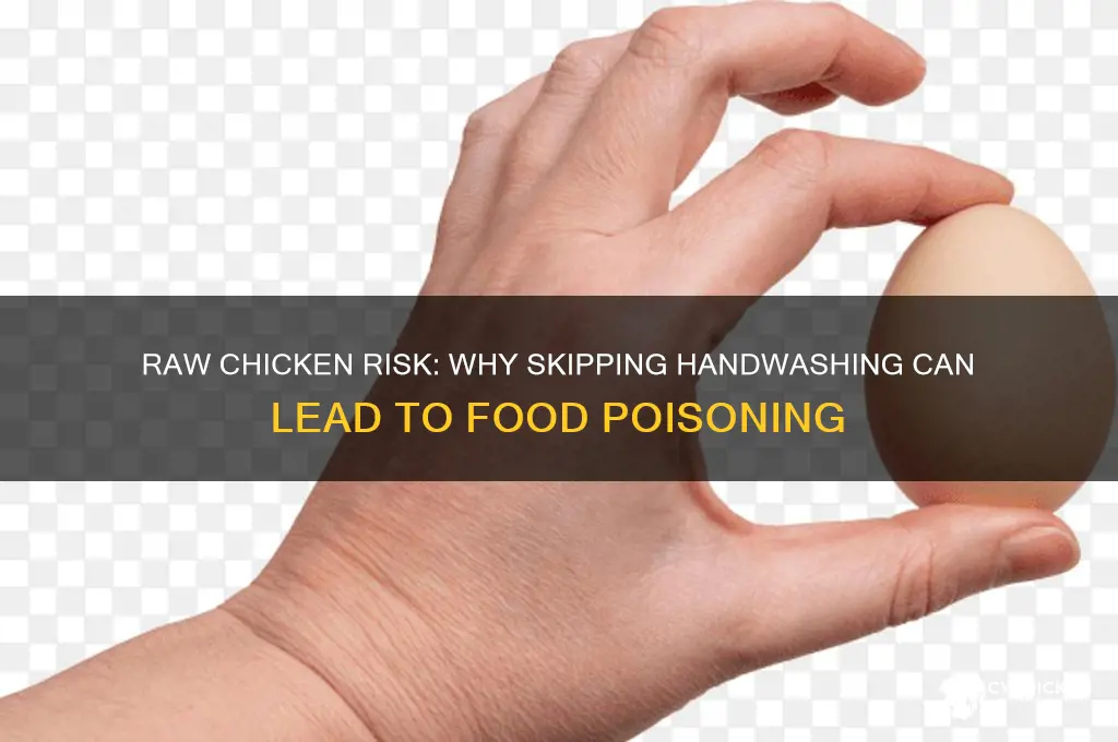 didn t wash hands after handling raw chicken
