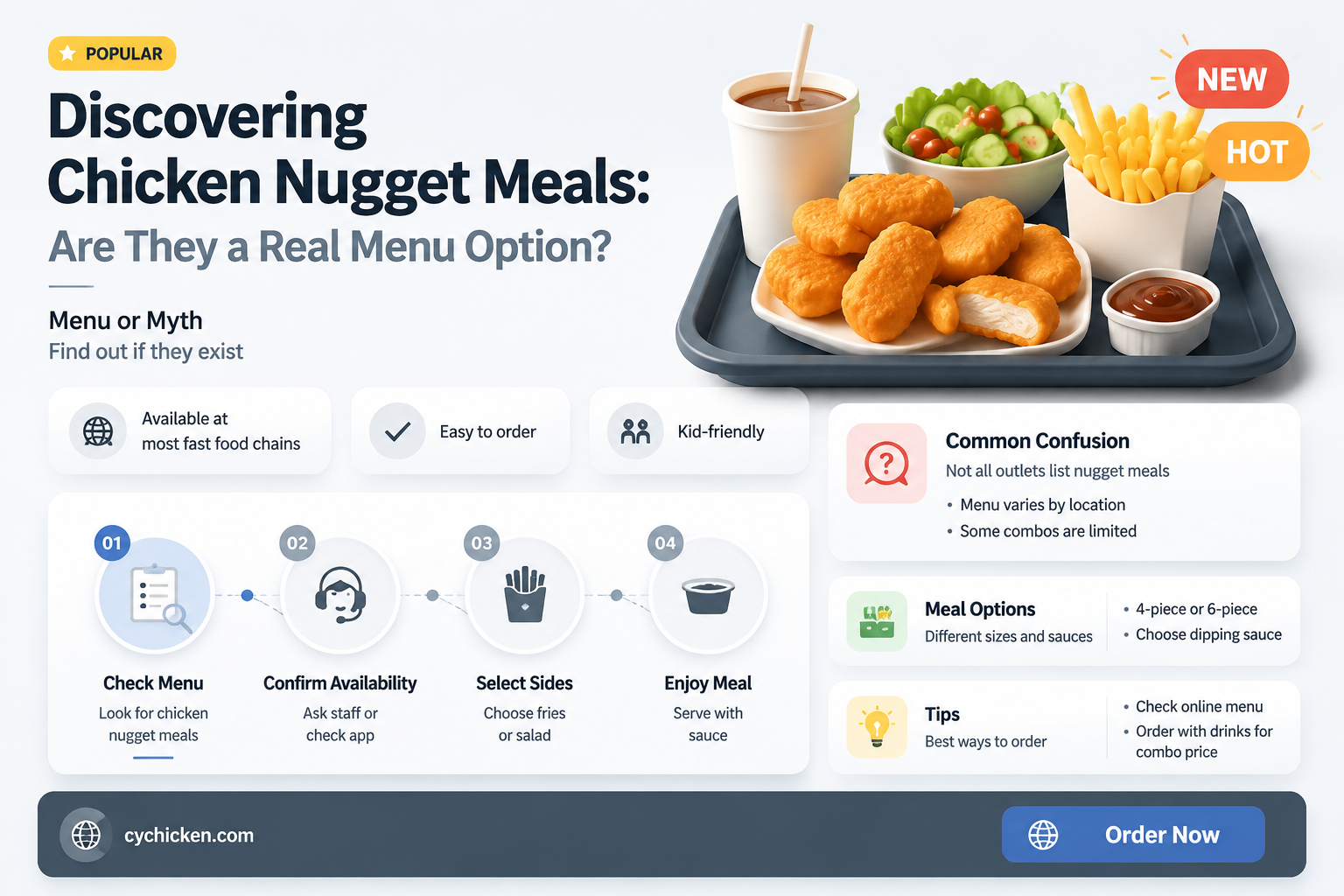 are there chicken nugget meals