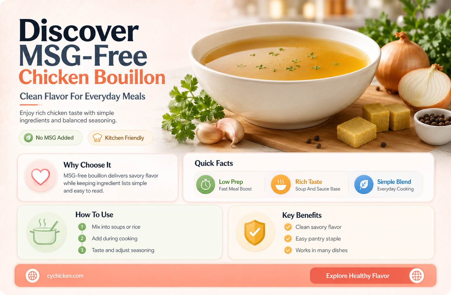 are there any msg free chicken bouillon