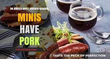 Aidells Apple Chicken Sausage Minis: Pork-Free or Not?