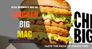 Chicken Big Mac: Available at All McDonald's?