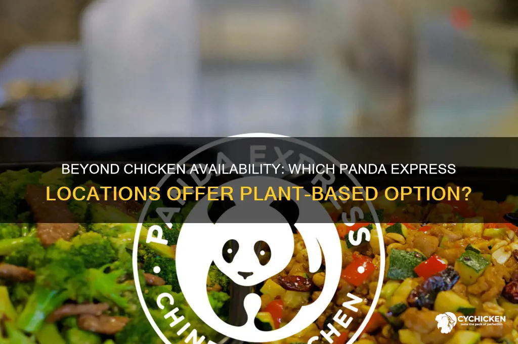 do all panda express have beyond chicken