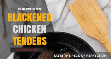 Do All Popeyes Locations Offer Blackened Chicken Tenders?