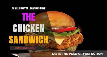 Do All Popeyes Locations Offer the Famous Chicken Sandwich?