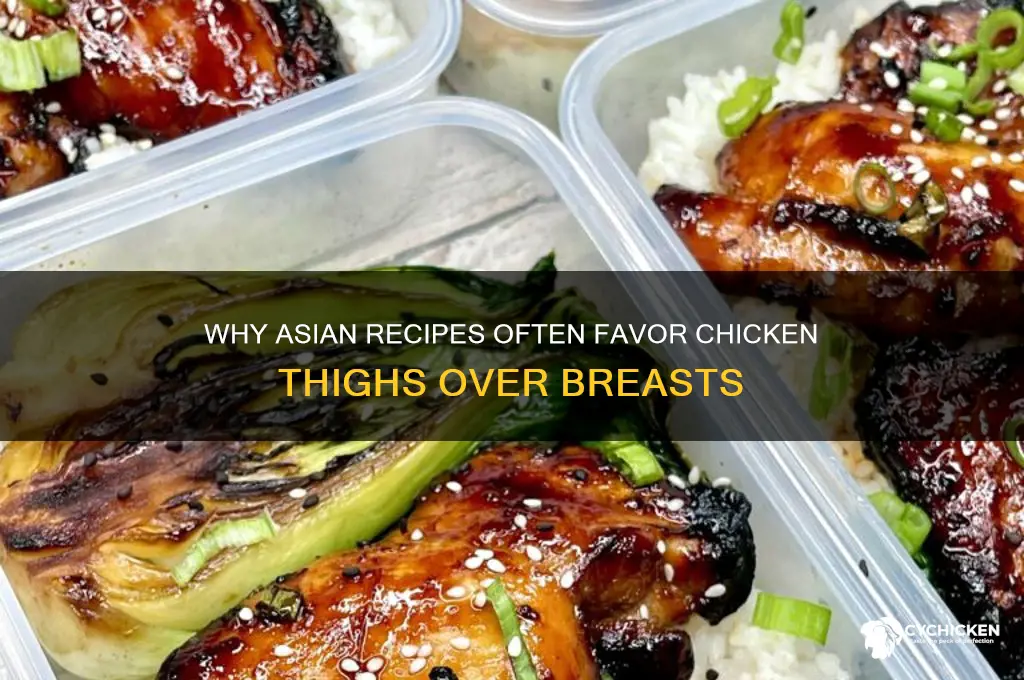 do asian recipes use chicken thighs