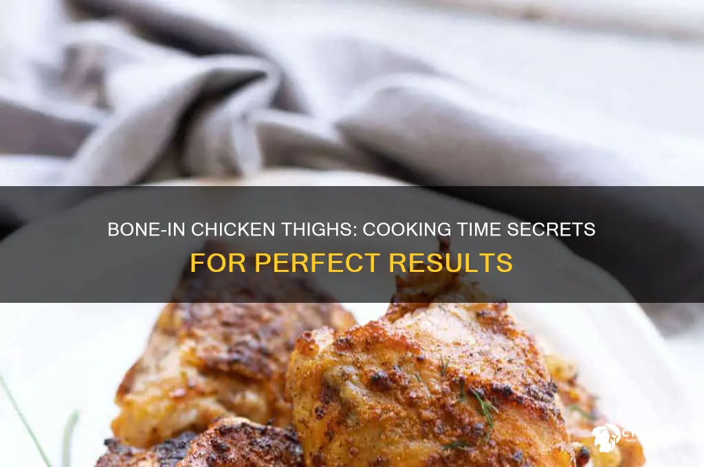 do bone in chicken thighs take longer to cook