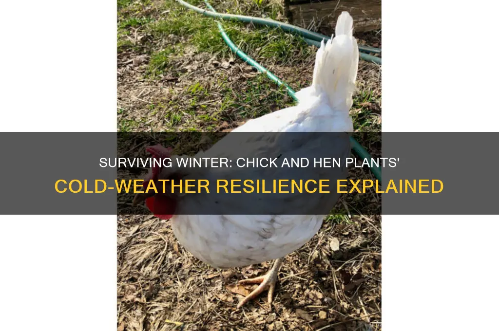 do chick and hen plants live thru winter