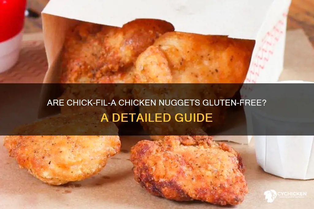 do chick fil a chicken nuggets have gluten