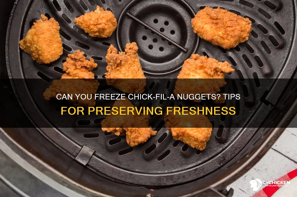 do chick fil a nuggets freeze well