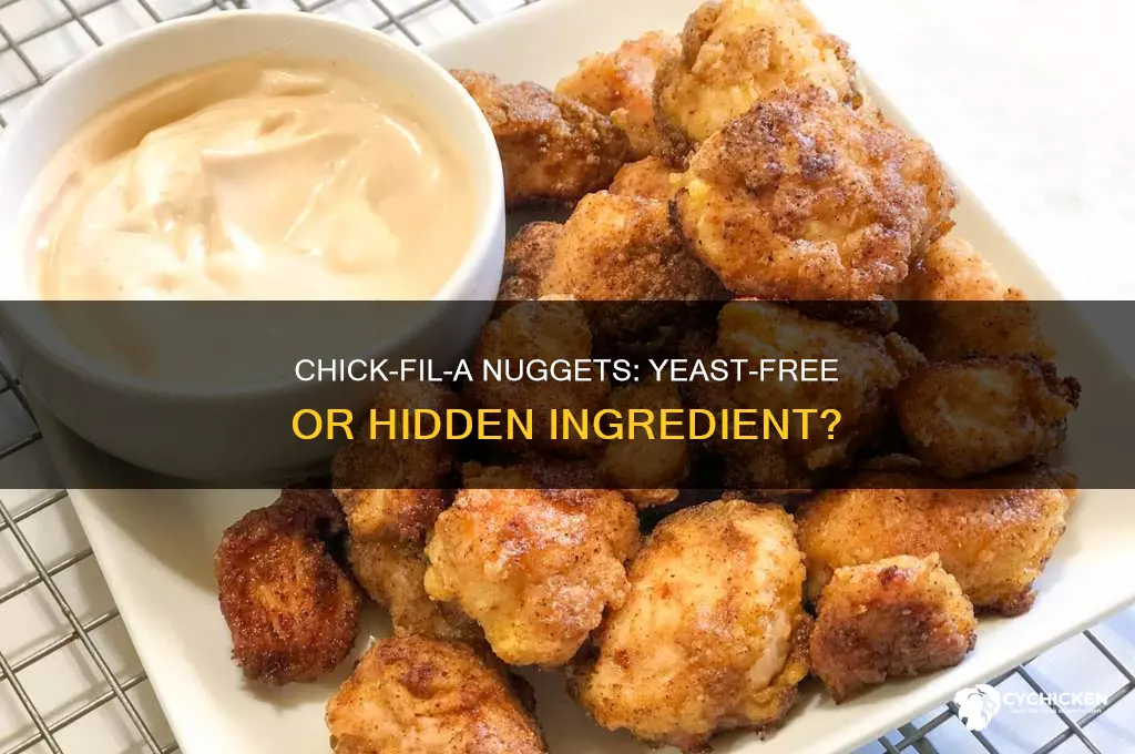 do chick fil a nuggets have yeast