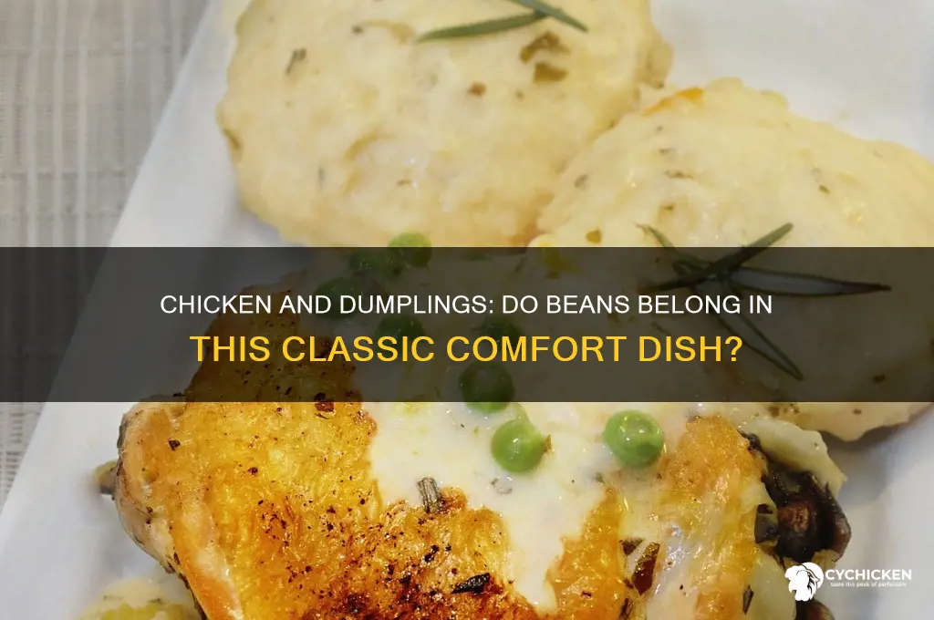 do chicken and dumplings typically have beens