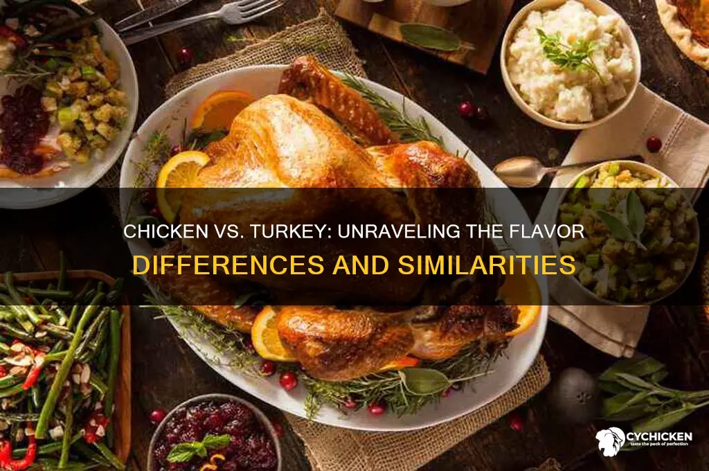 do chicken and turkey taste the same