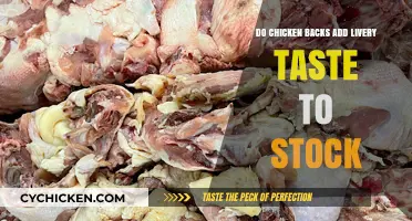 Do Chicken Backs Enhance Stock Flavor with a Livery Taste?