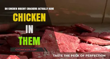 Chicken Biscuit Crackers: Chicken or No Chicken?