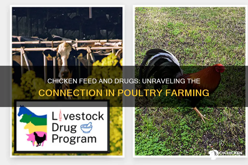 do chicken feayhets have anything with drugs