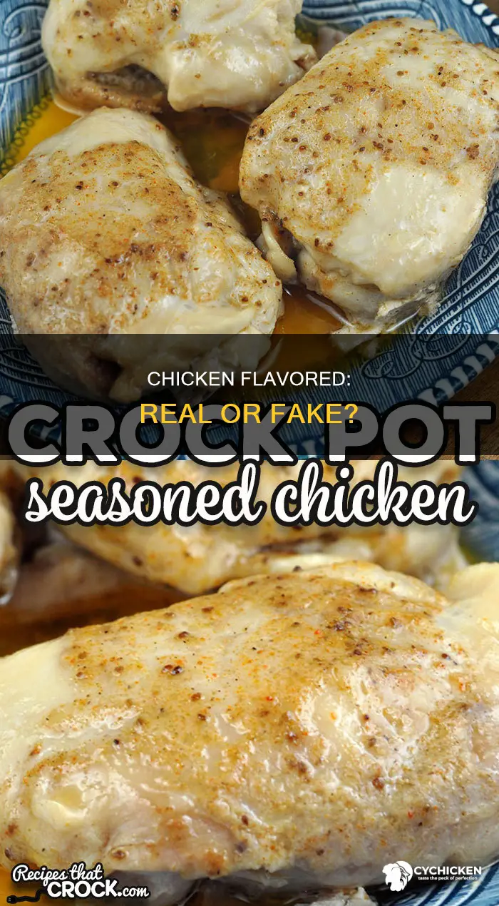 do chicken flavored things have real chicken in them