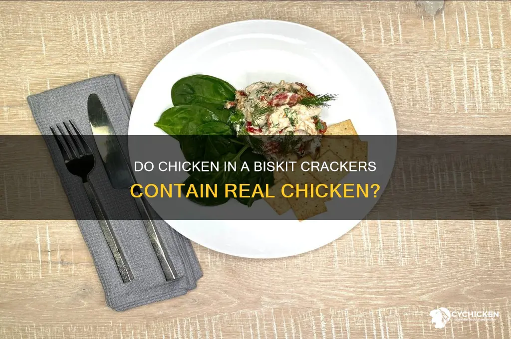 do chicken in a biskit crackers have chicken