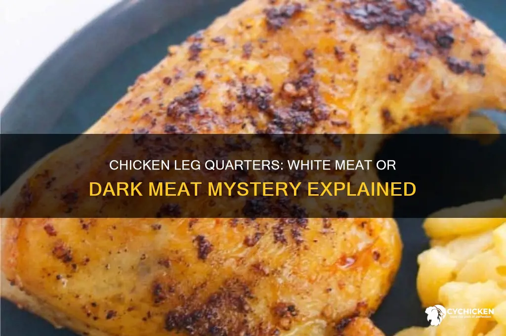 do chicken leg quarters have white meat