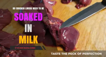 Soaking Chicken Livers: Does Milk Make a Difference?