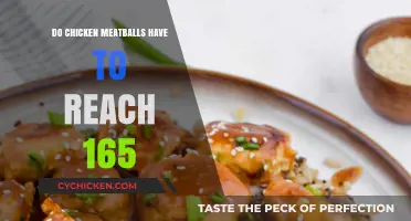Chicken Meatballs: Why 165°F is the Safe Internal Temperature