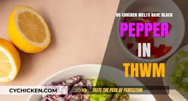 Do Chicken Melts Include Black Pepper? A Flavor Investigation