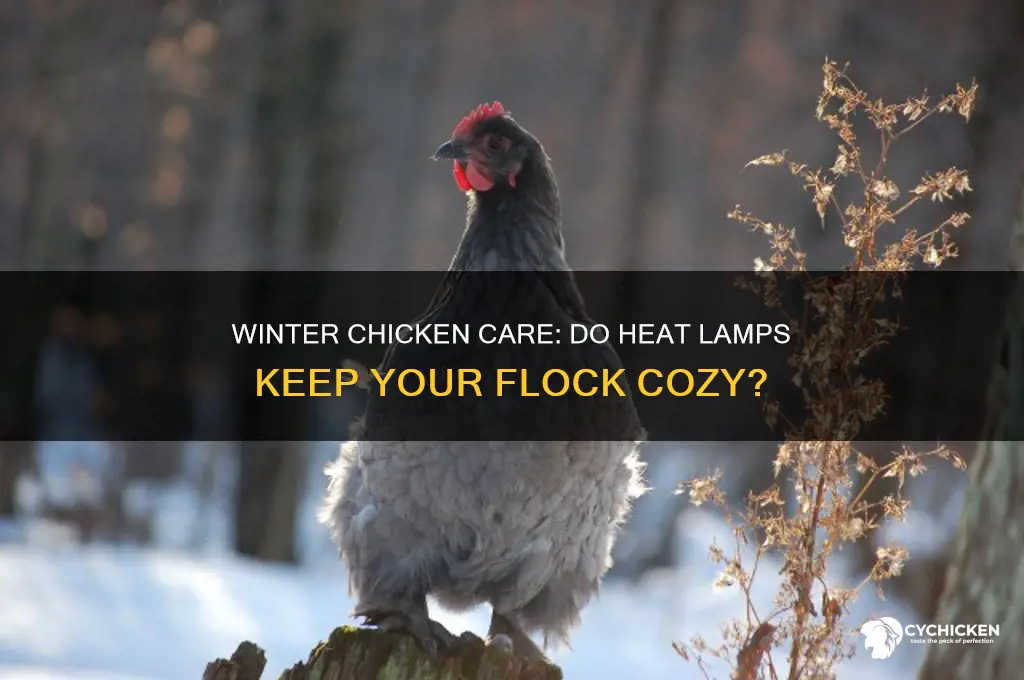 do chicken need heat lamp in winter