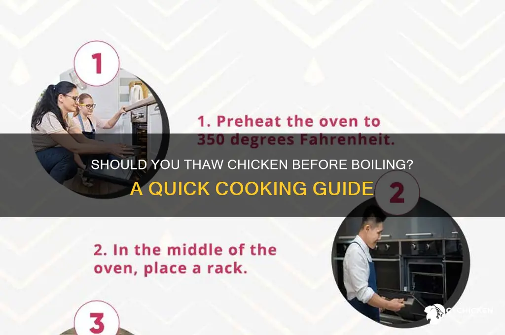 do chicken need to thaw before boiling