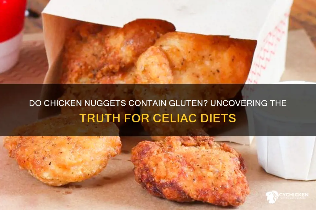 do chicken nuggets contain gluten