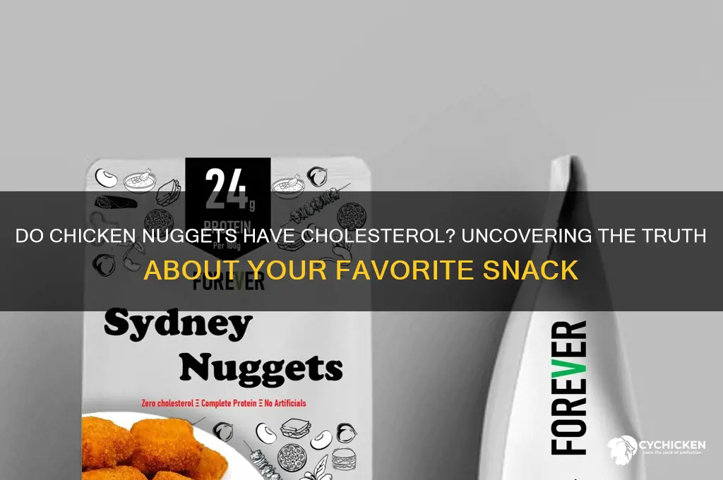 do chicken nuggets have cholesterol