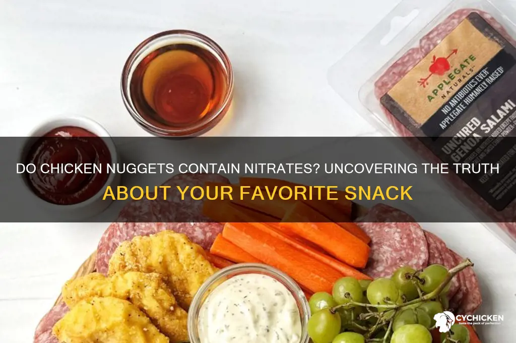 do chicken nuggets have nitrates