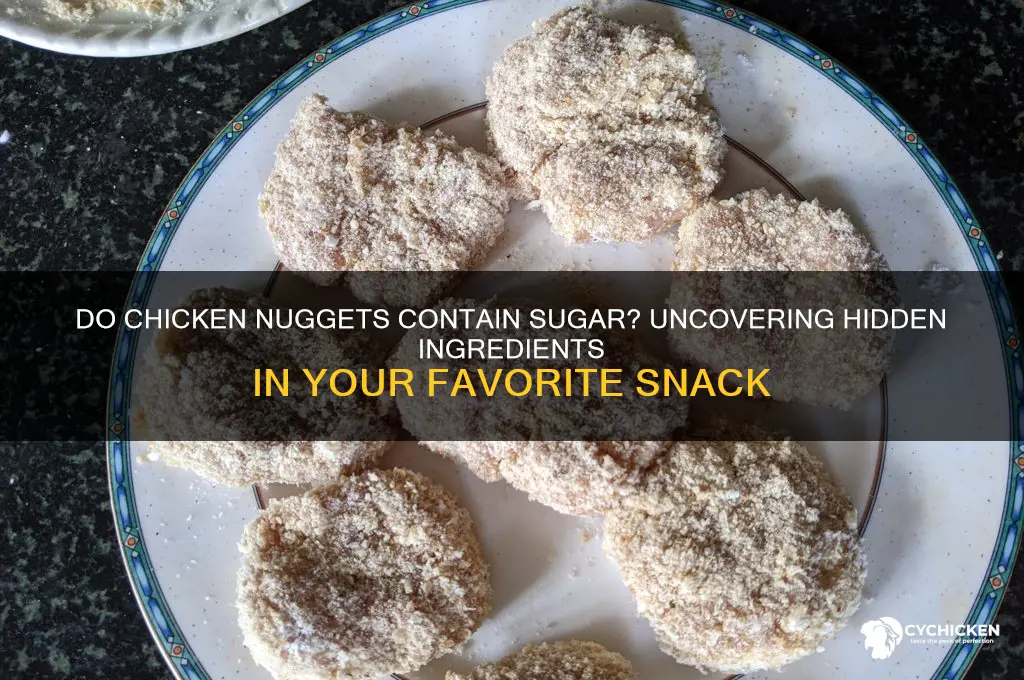 do chicken nuggets have sugar